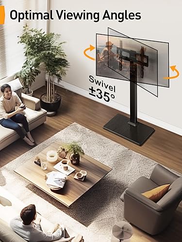 Miniatura 2 de Base de soporte para TV de piso con soporte giratorio PGFS09