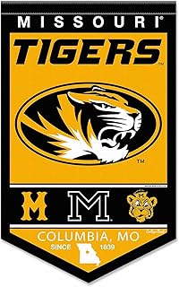 College Flags & Banners Co. Missouri Tigers Heritage History Banner Pennant