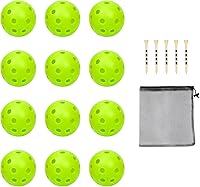 Vista 13 de Pelotas de golf de plástico para práctica de vuelo limitado, pelota de entrenamiento de golf hueca para práctica de swing, pelotas de golf