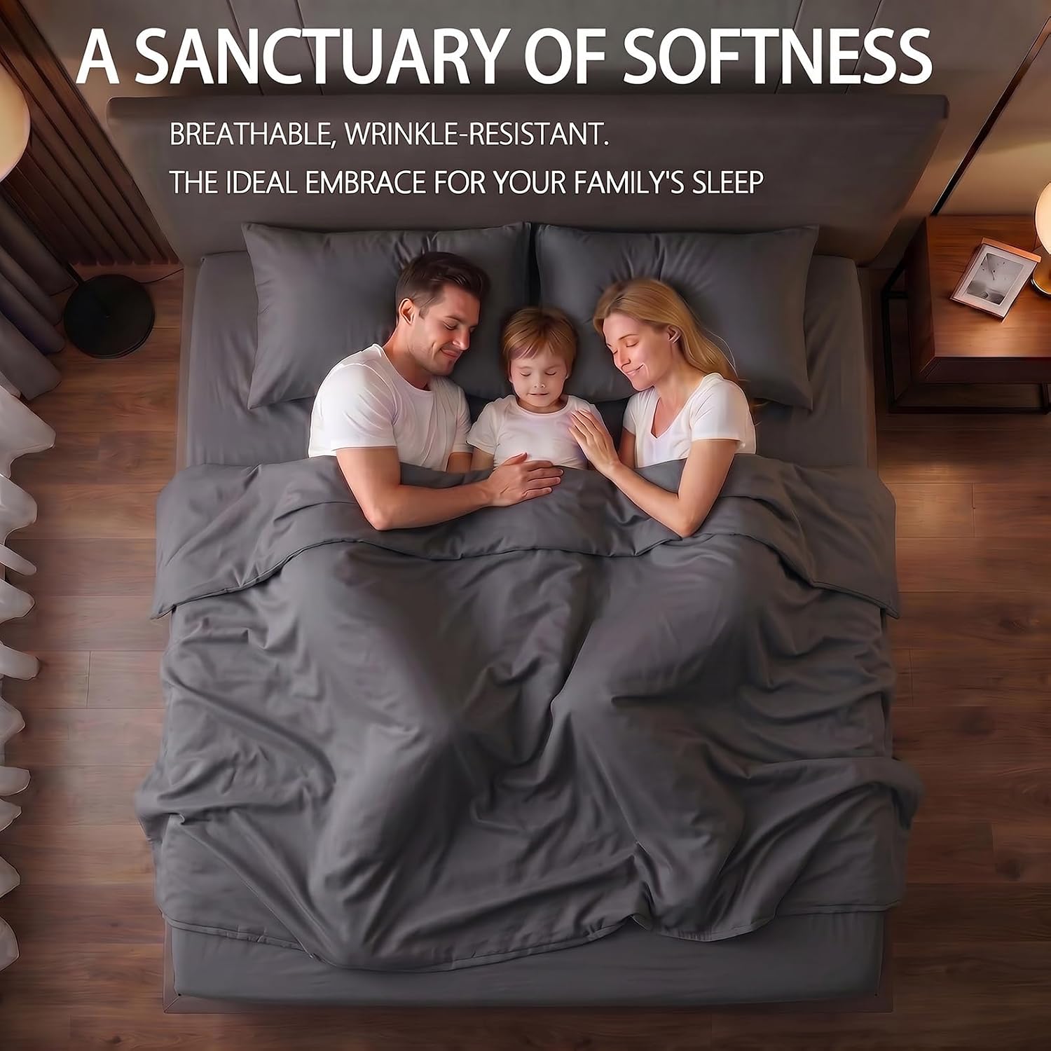 Queen Size 4 Piece Sheet Set - Cooling Breathable Bed Sheets - Extra Soft Deep Pocket & Wrinkle Free - Hotel Luxury Microfiber Sheets for Women & Men - Lightweight Bedroom Guest Room Essentials image 2