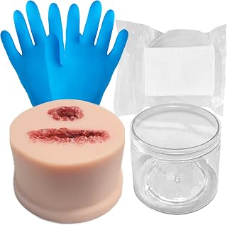 Laceration Wound Packing Trainer, Stop The Bleed Training Kit for Medical Education to Practicing Hemorrhage Control