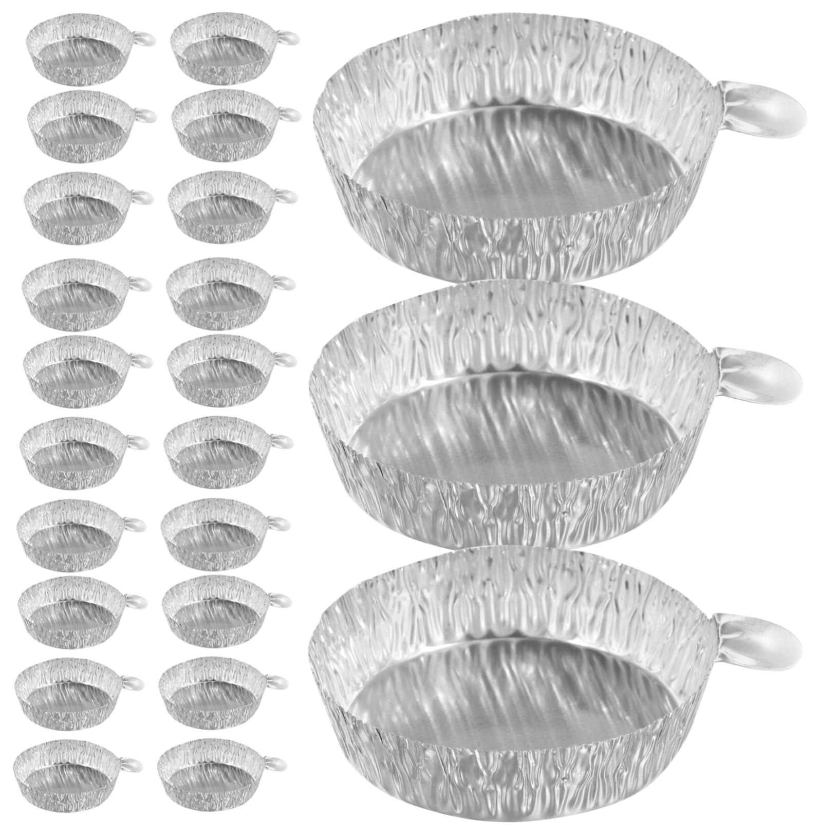 MUSISALY 100pcs Liquid Weighing Pan Aluminum Foil Weighing Plate Small Aluminum Weighing Boats Laboratory Equipment Dry Powder Container Mini Pour Boat Tray Aluminium Foil Weighing Plates