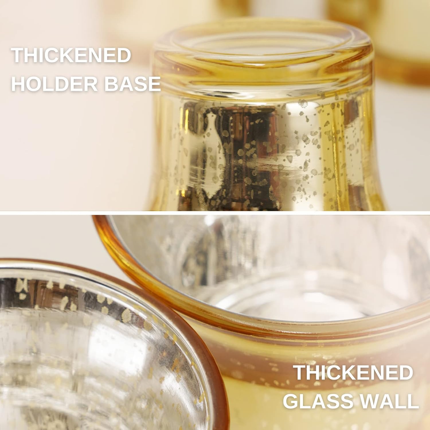 Homemory Candle Holder, 2'' Votive Candle Holders for Table Centerpiece, 24-Pack Glass Tealight Candle Holder for Engagement, Proposal, Wedding, Bridal Shower, Holiday, Reception, Anniversary Decor : Home & Kitchen