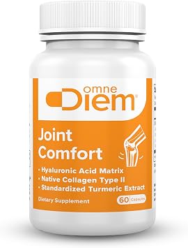 OmneDiem Joint Comfort with ZOARA, 60 Capsules Dietary Supplement for Comprehensive Joint Care & Comfort