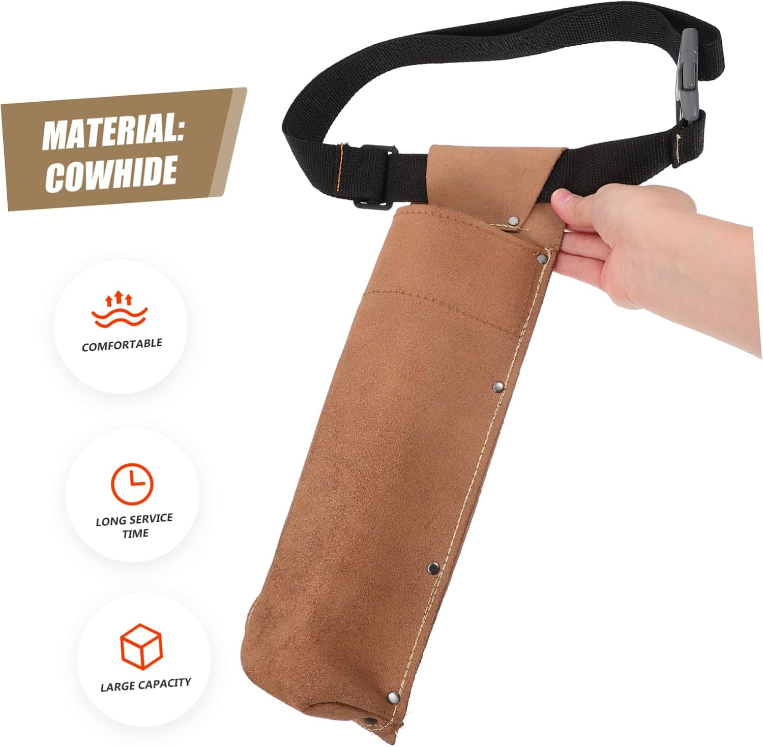 Gatuida Scalding Welding Rod Bag Heavy Duty Welding Rod Holder Storage Container Ideal Welding Toolkit for Outdoor Use Tool Bag for Storage