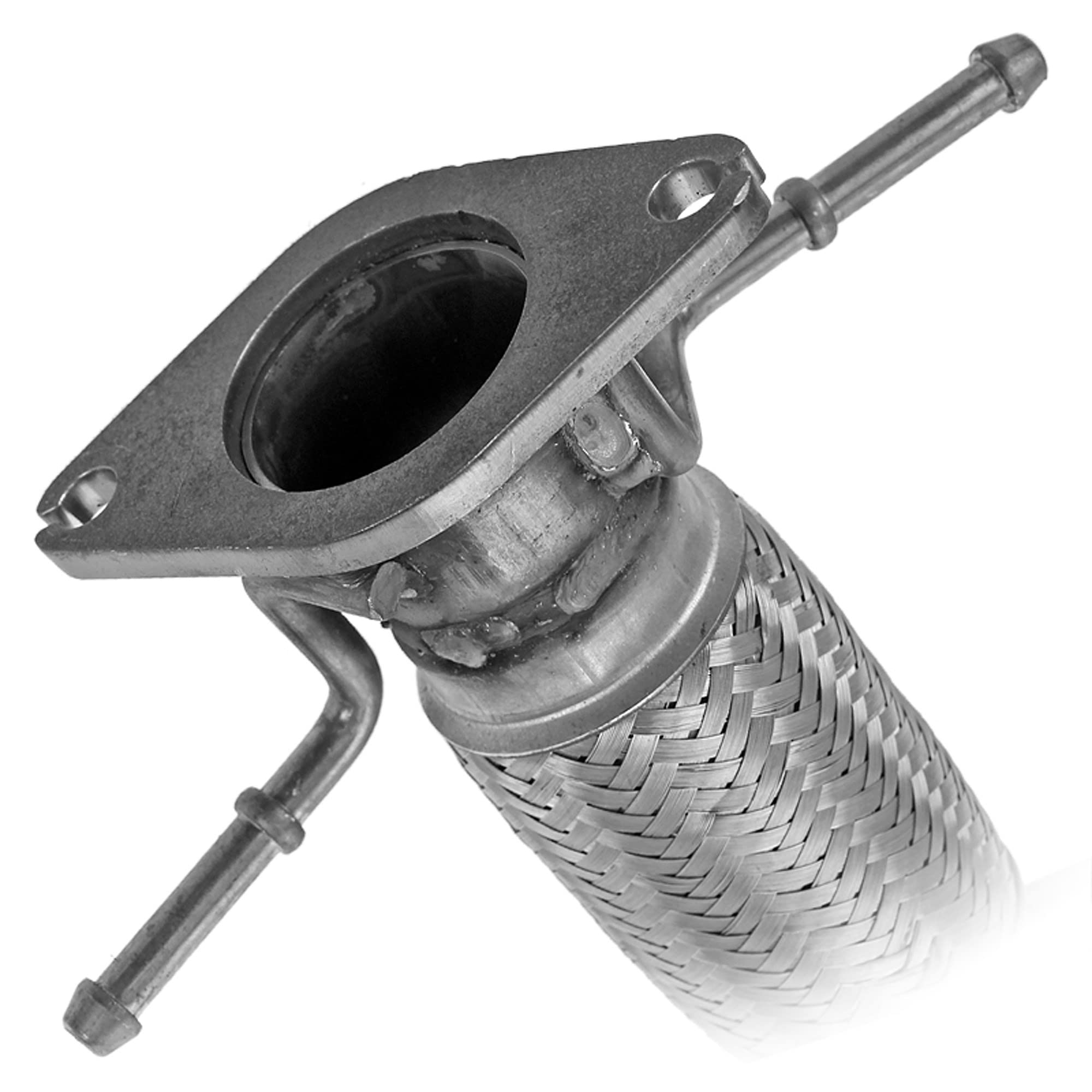 BESTPRICE 1x Abgasrohr inkl. Flexrohr Auspuffrohr mit Anbaumaterial KOMPATIBEL MIT - FORD MONDEO Mk3 (B5Y), MONDEO Mk3 Stufenheck (B4Y), MONDEO Mk3 Turnier (BWY)