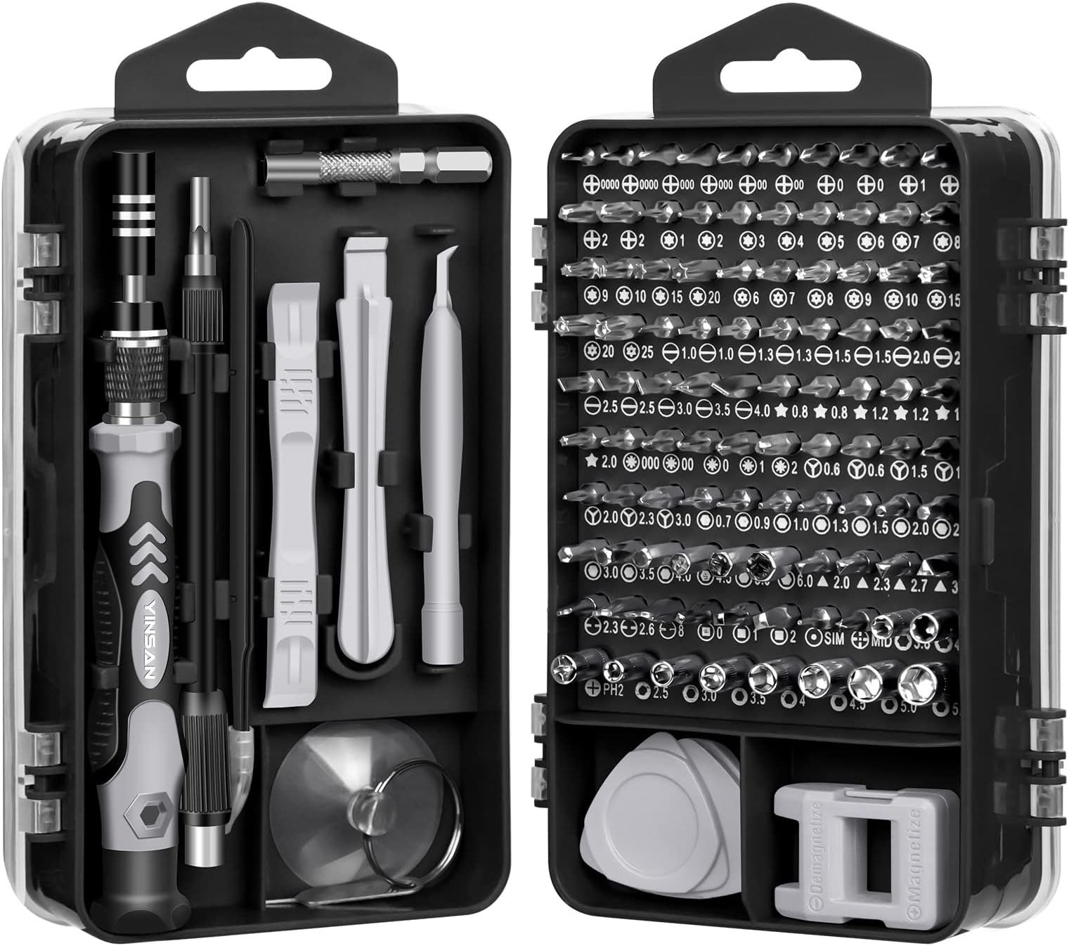 120-in-1 Magnetic Precision Screwdriver Set, Small Electronics Repair Tool Kit for iPhone, Laptop, PS5, Xbox, Nintendo Switch, MacBook, Tablets, Glasses & Doorbell