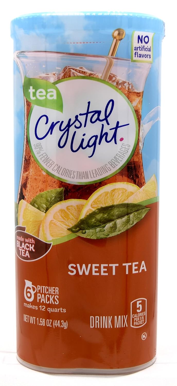 Crystal Light Sweet Tea, 12Quart 1.56Ounce Canister