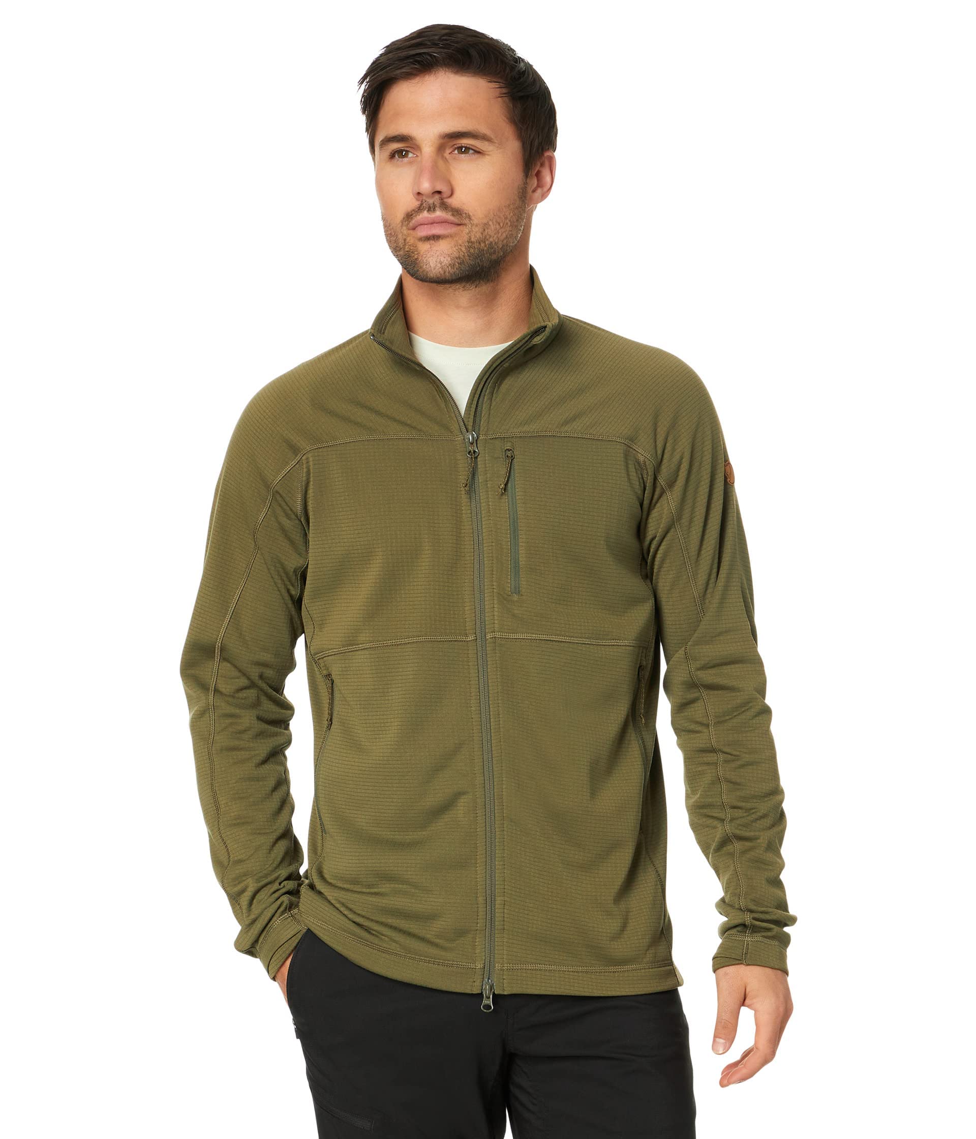 Fjällräven Abisko Lite Men's Fleece Jacket - Breathable, Comfortable, Lightweight Fleece Warmth - Hiking, Trekking