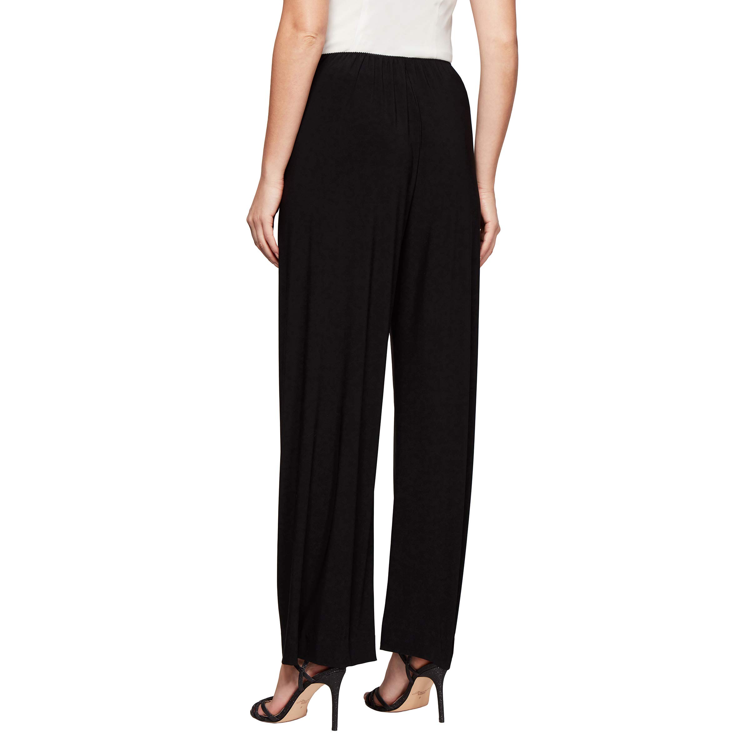 Alex Evenings - Straight Leg Dress Pant for Mother of The Bride, Elegant Party Outfit (Petite And Regular Sizes), Pantaloni Eleganti Donna