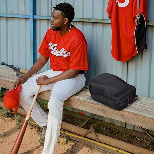 Miniatura 5 de khanka Estuche de transporte rígido compatible con gorras de béisbol. Este organizador protege hasta 8 sombreros (negro)