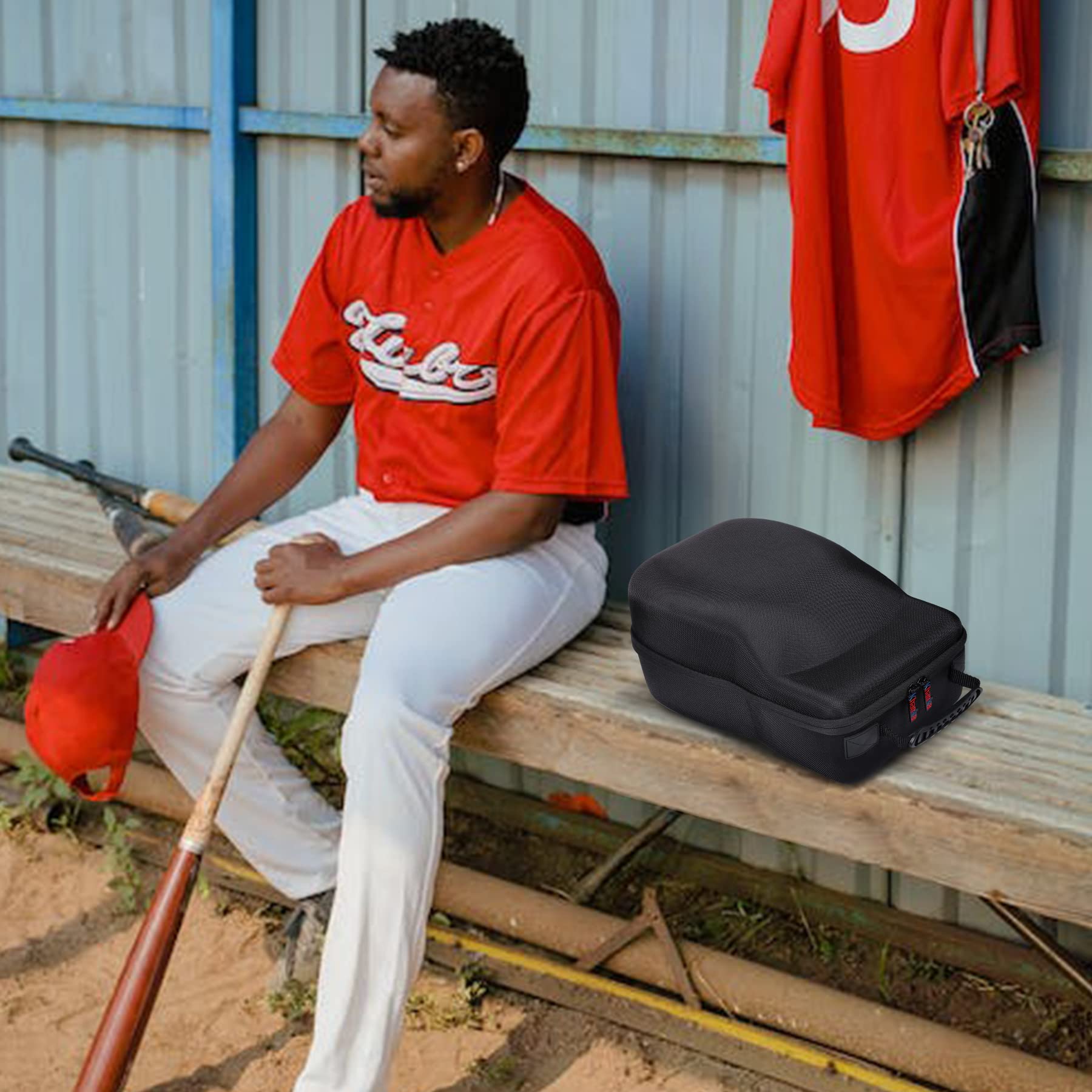 khanka Étui de transport rigide compatible avec les casquettes de baseball. Ce support de rangement protège jusqu'à 8 chapeaux