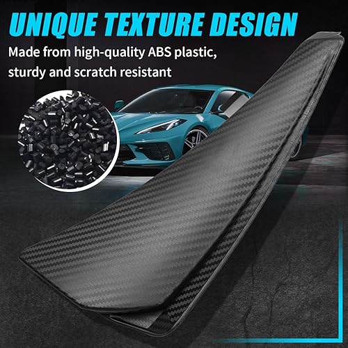 Miniatura 3 de 4 protectores de salpicaduras delanteros y traseros extendidos, compatibles con Chevy Corvette C8 Stingary Z51 2020-2024, ruedas de repuesto para