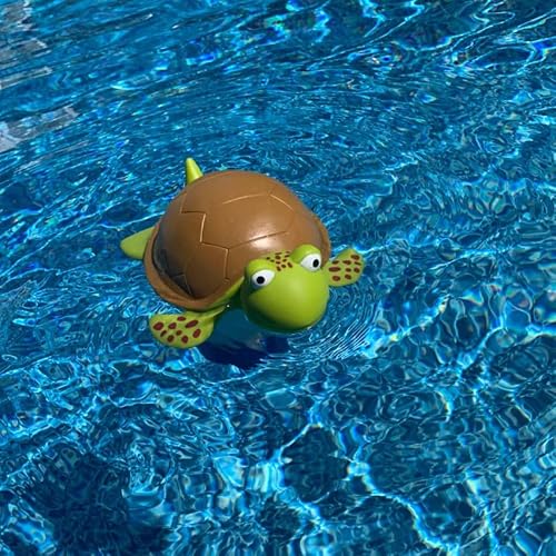 Wwd Pool Premium Animal Floating Pool Chlorine Dispenser For Chemical Tablets Fits 3" Tabs Bromine Holder (Turtle) #TOP5