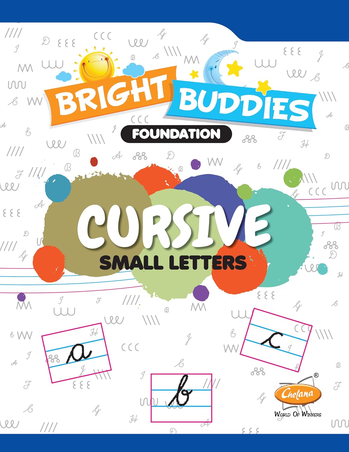 Bright Buddies Foundation Small Letter Cursive Writing Practice Book ...