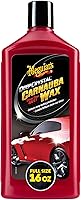 Meguiar's Deep Crystal Carnauba Wax - Premium Liquid Carnauba Wax for Brilliant Shine & UV Protection, 16oz