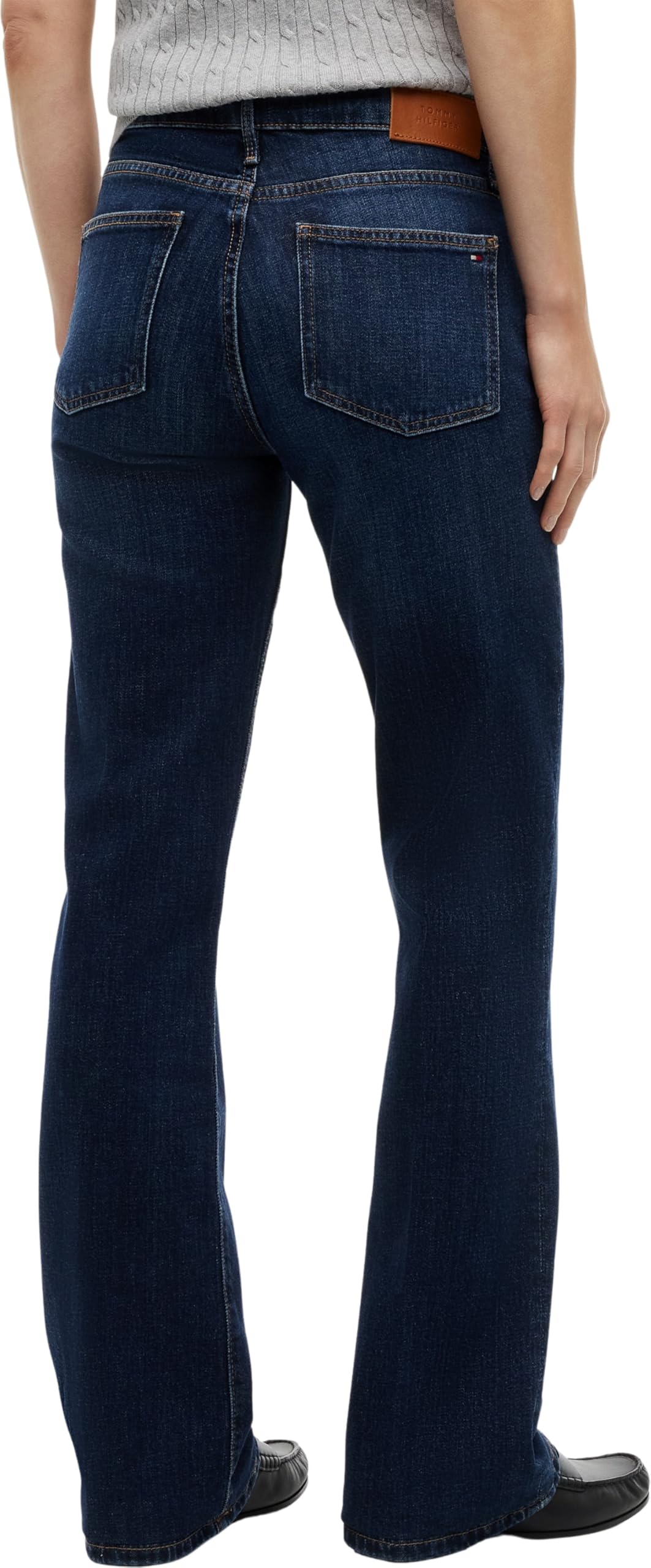 Tommy Hilfiger Damen Jeans Hose Bootcut Fit, Blau (Nos Dark Blue), 30W/30L – Ansicht 2