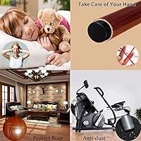 Vista 2 de Tapas de extremo de tubo rectangular de 2 x 4 pulgadas, tapa de extremo de poste de tubo de 1.969 in x 3.937 in, tapones de plástico negro