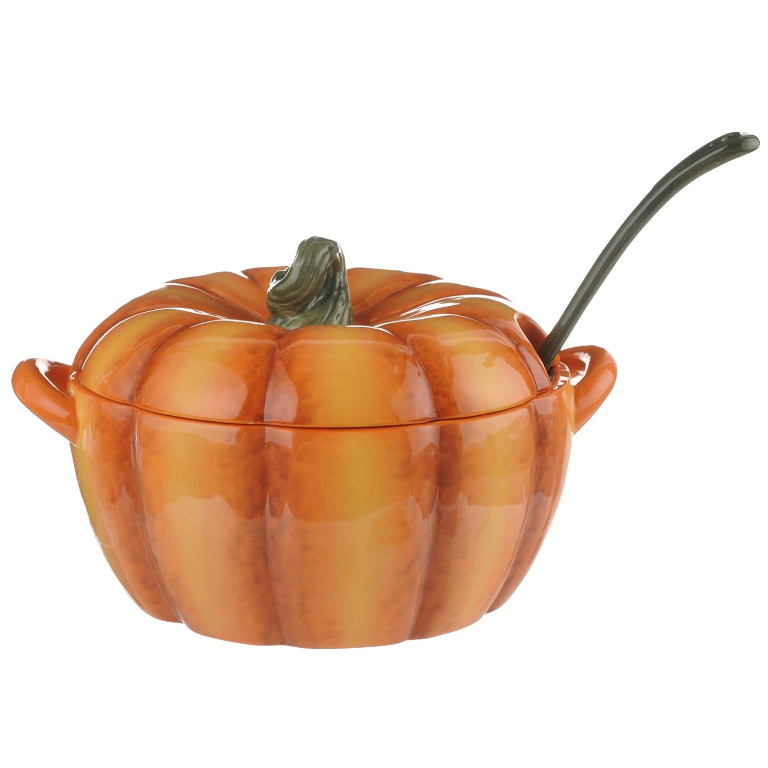 Buy Grasslands Road 2Pack Ceramic Pumpkin Tureen with Ladle, 10Inch