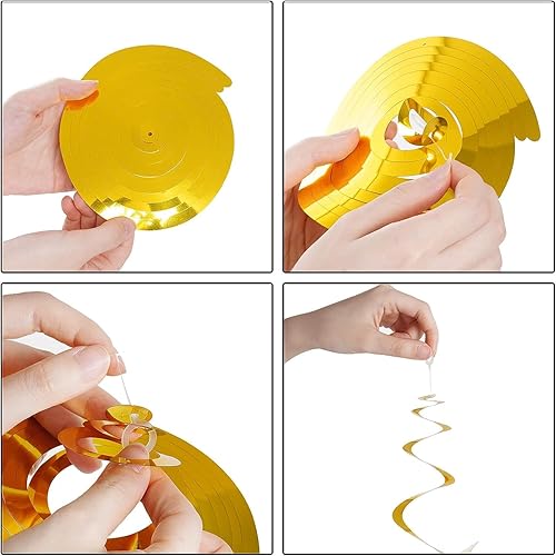 Miniatura 4 de Decoraciones coloridas de cumpleaños de arcoíris, pancarta de feliz cumpleaños con pompones, guirnalda circular de papel, serpentinas para niñas y