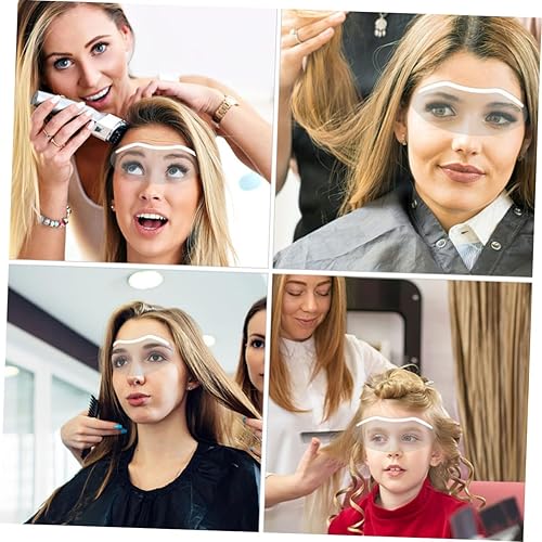 Miniatura 8 de MERRYHAPY 30 unids Máscara Transparente Máscaras de Protección Máscara de Peluquería Suministros de Peluquería Ducha Facial Corte de Pelo Cubierta