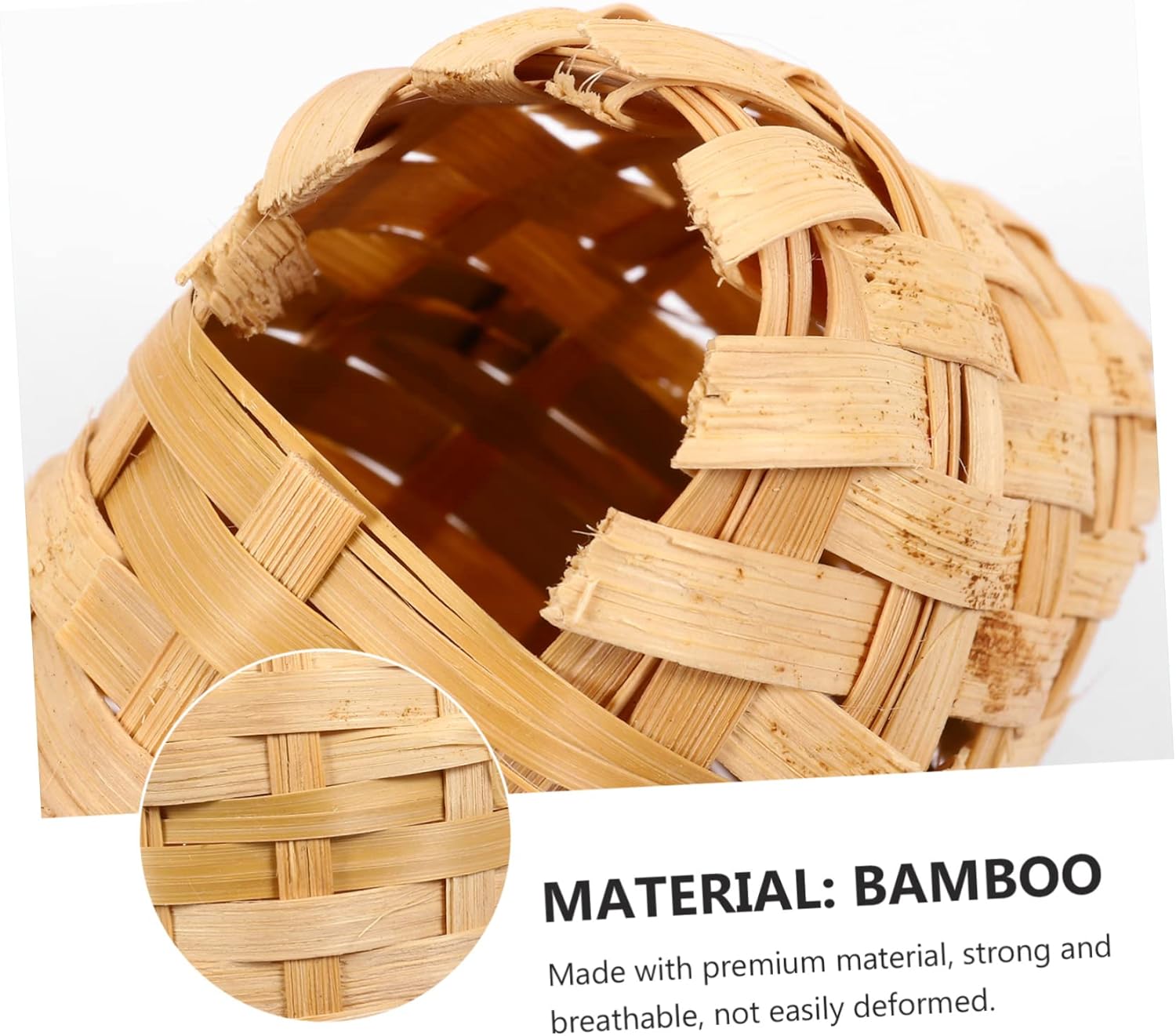 BESPORTBLE 18pcs Handwoven Bird Nest Hooks Creative Winter Bird House for Garden Decoration and Natural Nesting Option