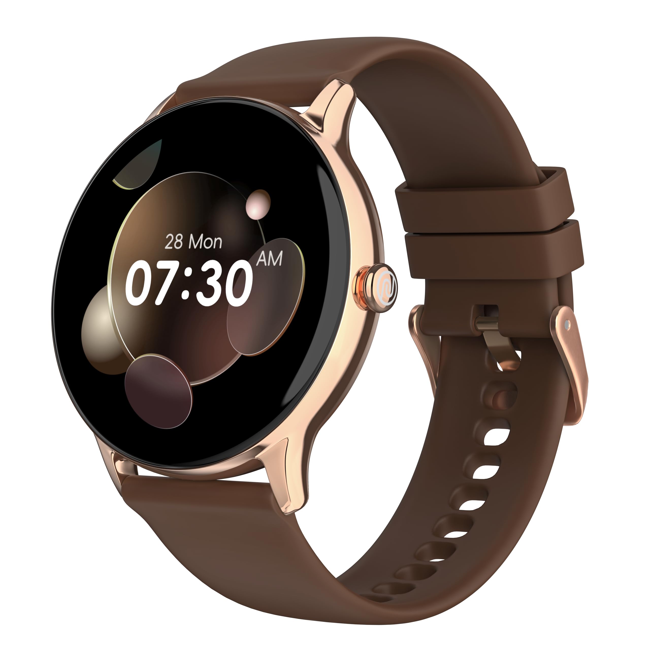 Noise Twist Go Smart Watch 1.39" Display, TruSyncᵀᴹ BT Calling, Glossy Metal Finish, 150+ Watch Faces, IP68, Sleep Tracking, 100+ Sports Modes, Smart Watch for Men and Women (Vintage Brown)-picture-23