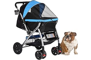 PET Rover Premium Heavy Duty Dog Stroller - The Ultimate in Pet...
