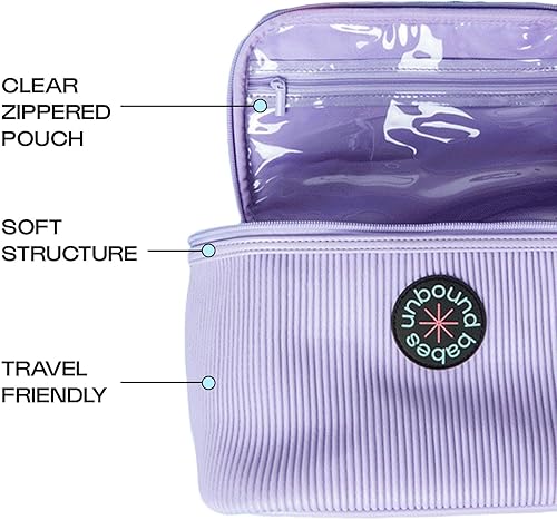 Miniatura 5 de Unbound Bolsa de almacenamiento Bolsa de viaje plisada de calidad para maquillaje y artículos de tocador (mar)