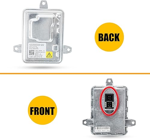 Miniatura 5 de RANSOTO 130732931515 Módulo de unidad de control de balasto de faros de xenón con bombilla D3S compatible con Dodge Dart Cadillac CTS XTS Chevy