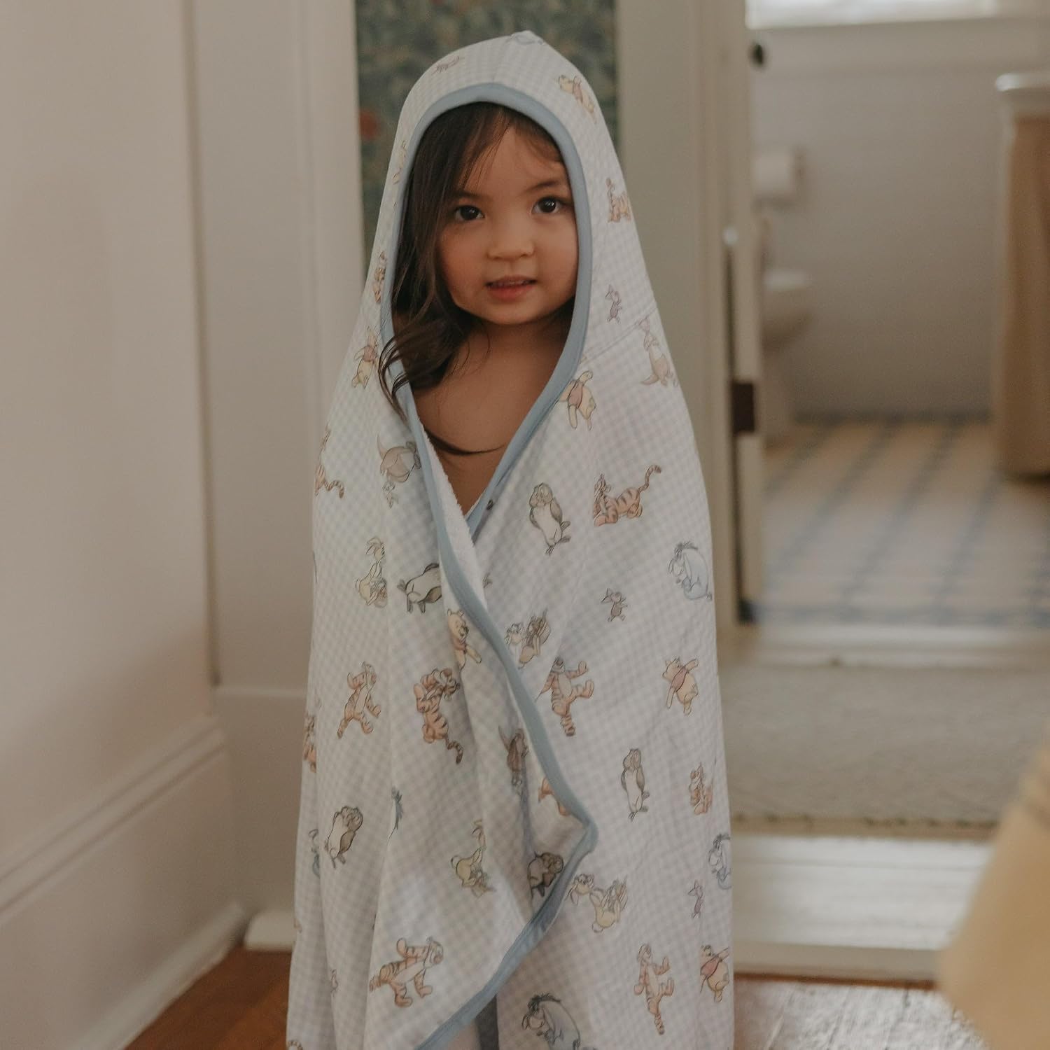 Copper Pearl Premium Big Kid Hooded Towel Winnie The Pooh & Friends