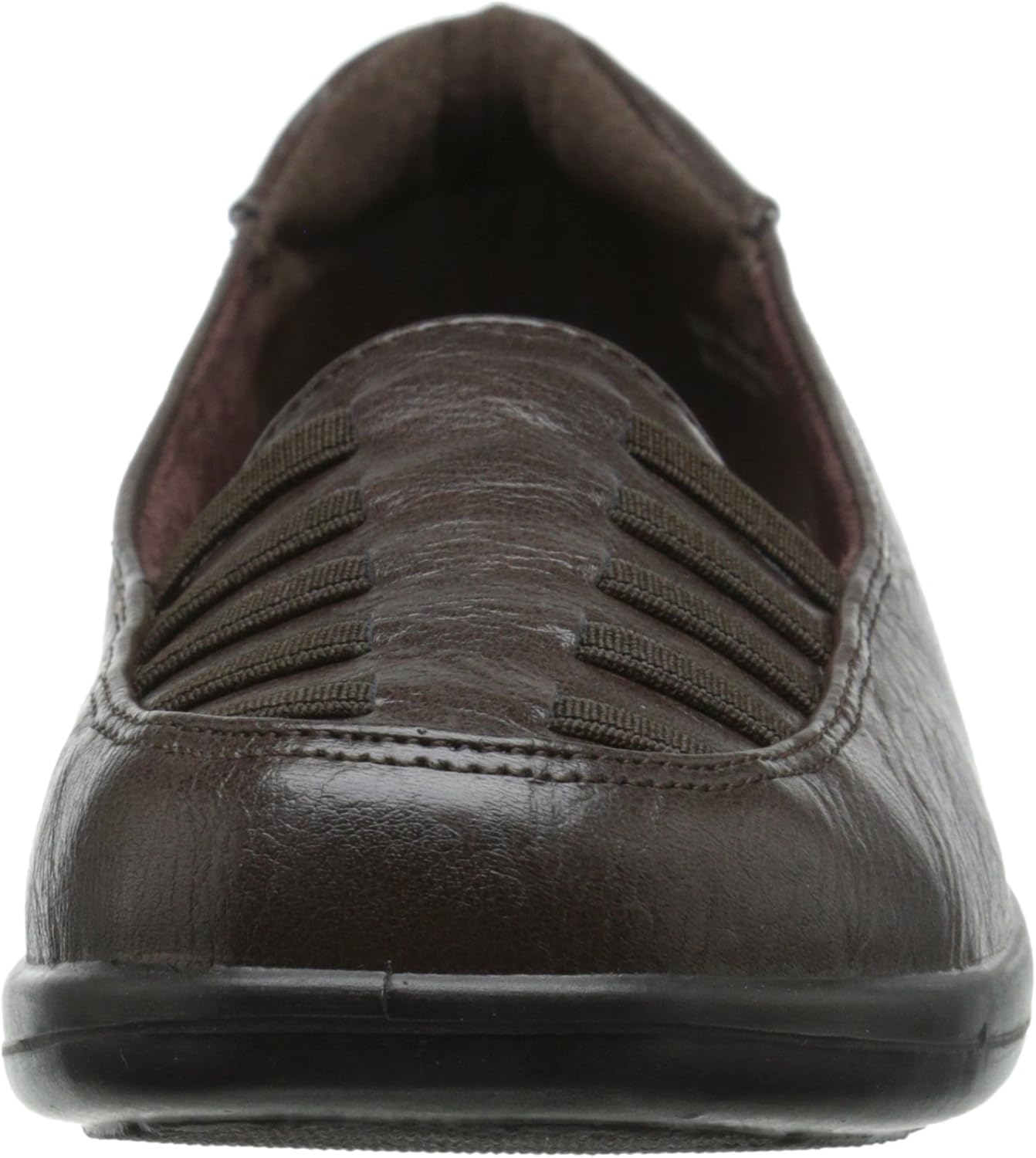 Easy Street Women's Genesis Flat, Brown Burnish, W US Easy