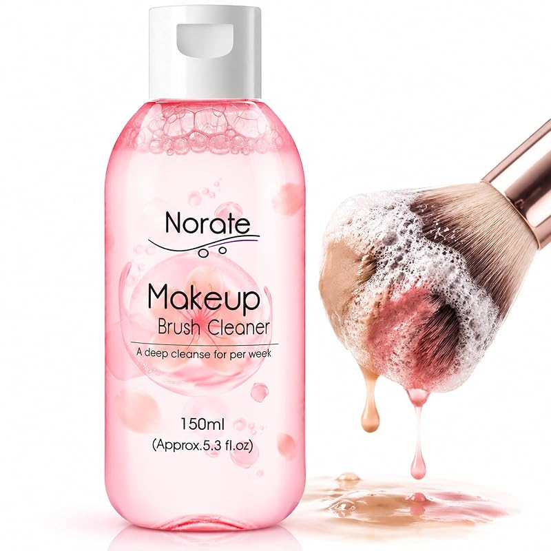 Norate Limpador e Shampoo para Pincéis de Maquiagem, 150 mL