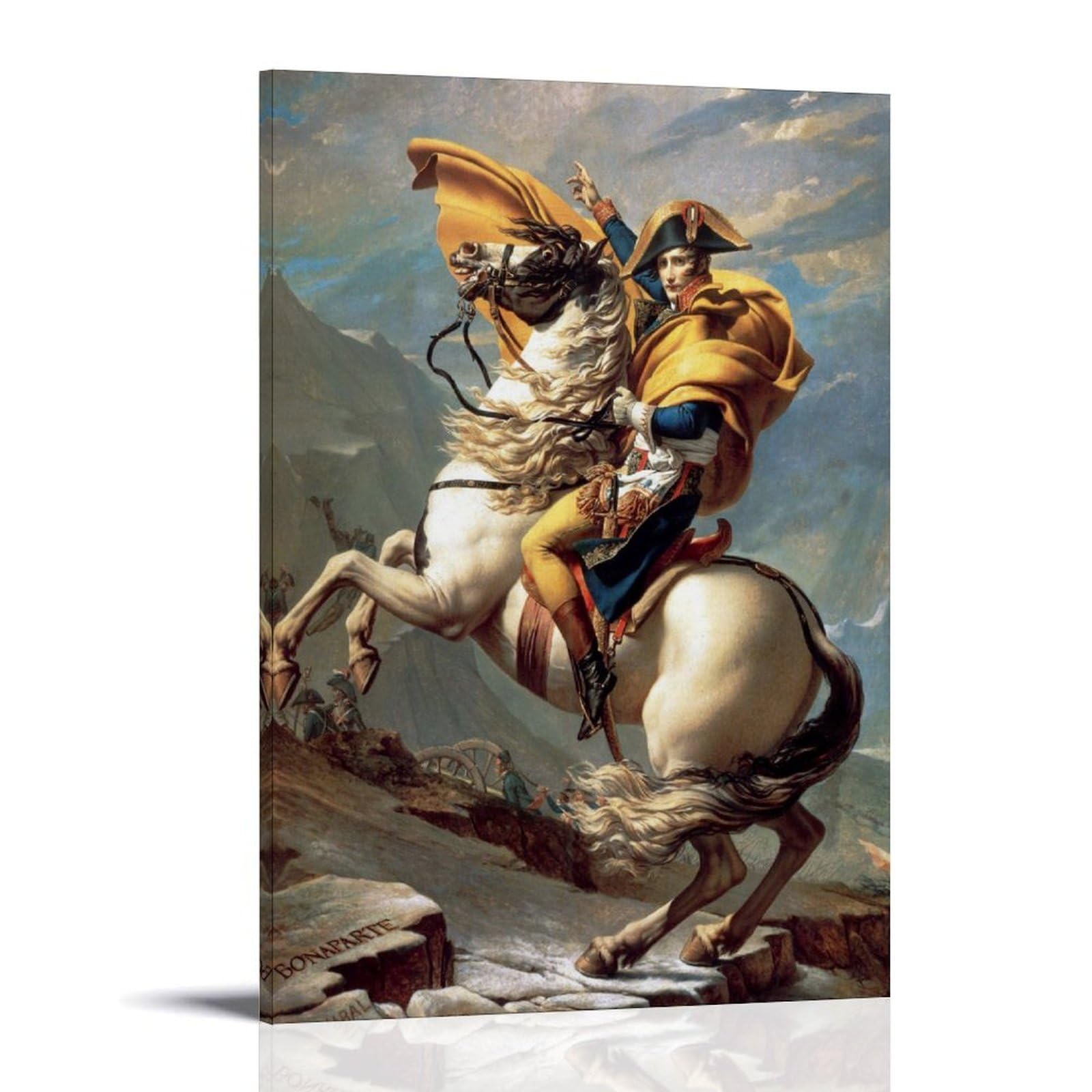 Amazon.co.jp: ジャック＝ルイ・ダヴィッド 1800年作「アルプスを