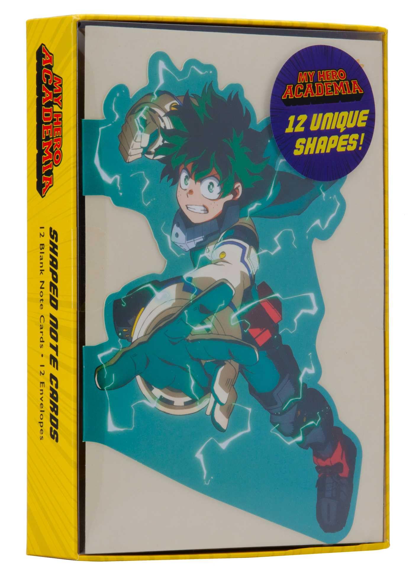 My Hero Academia: Class 1-A Boxed Die-cut Note Cards (Set of 12) Hardcover – Import, 10 October 2023
