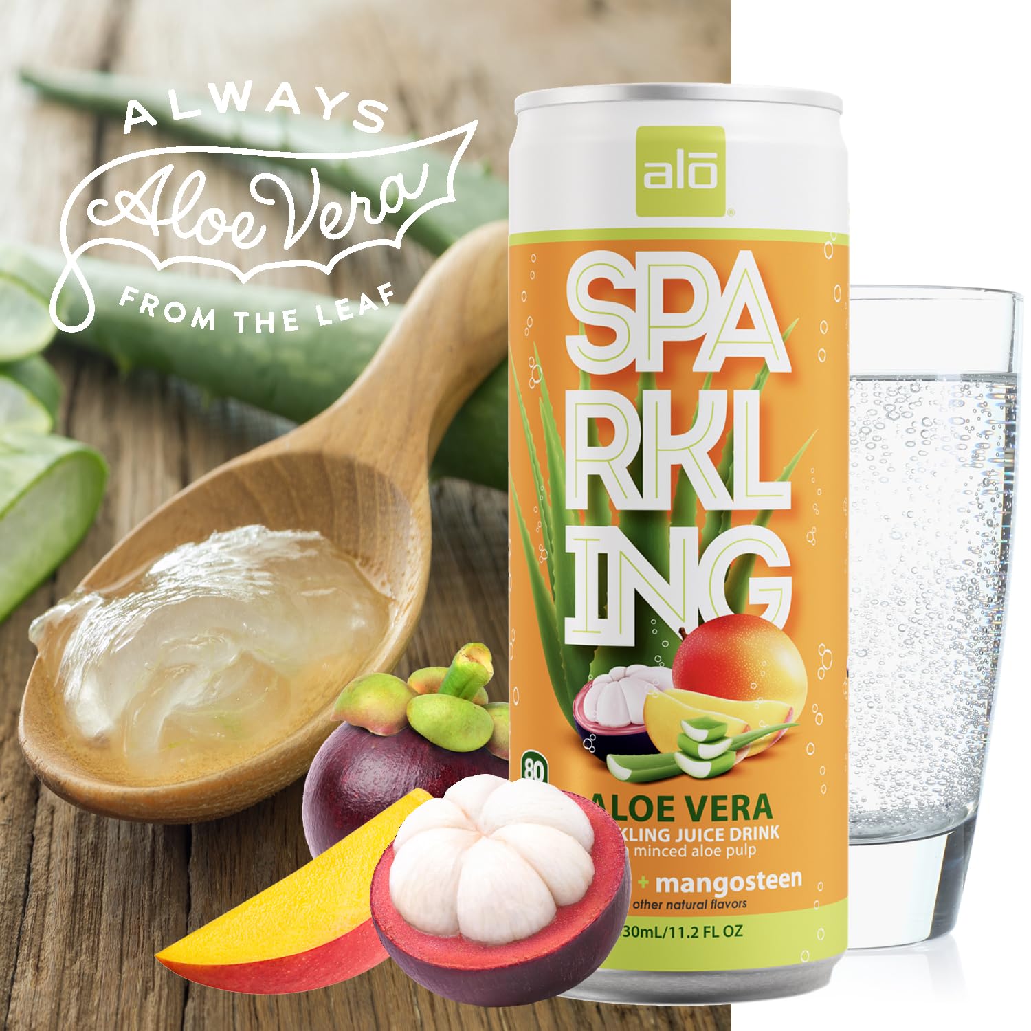Amazon.com : ALO Sparkling, Mango & Mangosteed, 11.2 FL Oz, 6pk