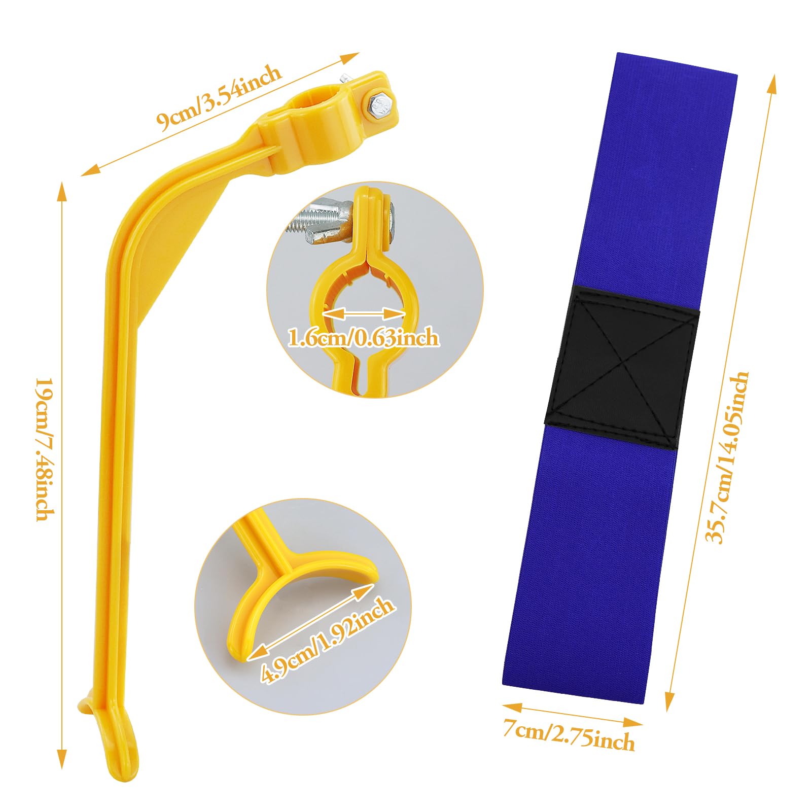 2 pezzi elastiche di collegamento per golf, fascia per braccio oscillante golf, braccio per correzione oscillazione golf, con 1 dispositivo per la correzione dello swing nel golf, per uomini, donne