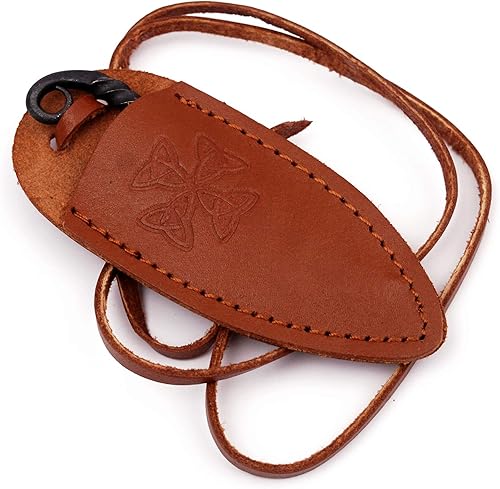 Vista 11 de Armory Replicas Damisela - Cuchillo de cuello en miniatura con funda negra, hoja fija compacta EDC para supervivencia al aire libre, campamento