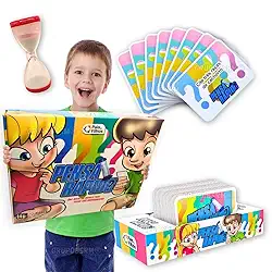Jogo Pensa rapido jogos de tabuleiro e cartas infantil educativo pedagógico escolar quiz de perguntas brinquedo educacional presente para menino e menina crianças 8 anos brinquedos infantis