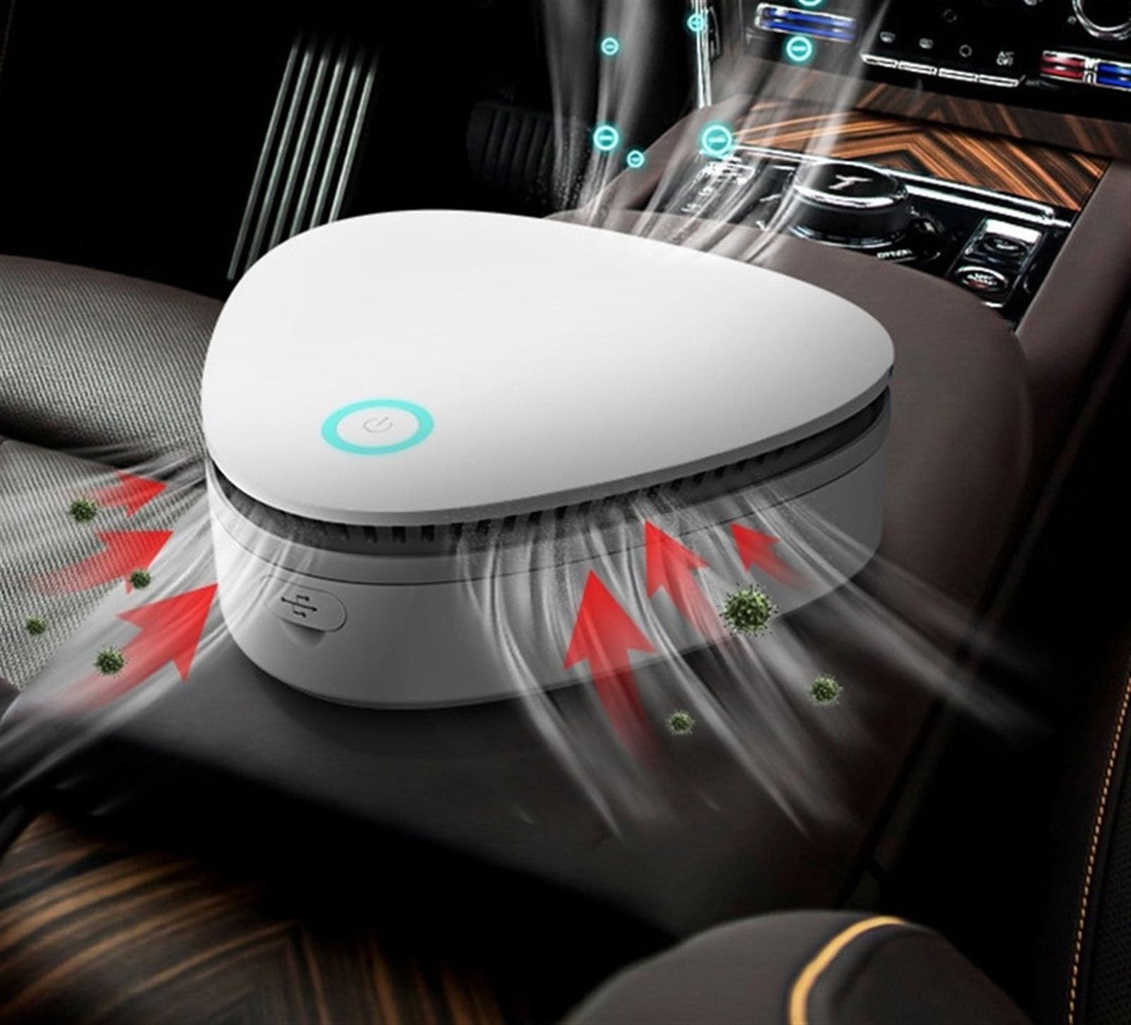 Thuchenyuc White Odorgo Odor Remover Machine For Smoke Smell, Smoke Eliminator Remove Lingering Smoke And Pet Smells Smoke Odor Remover For Home Air Freshener For Home Office Car