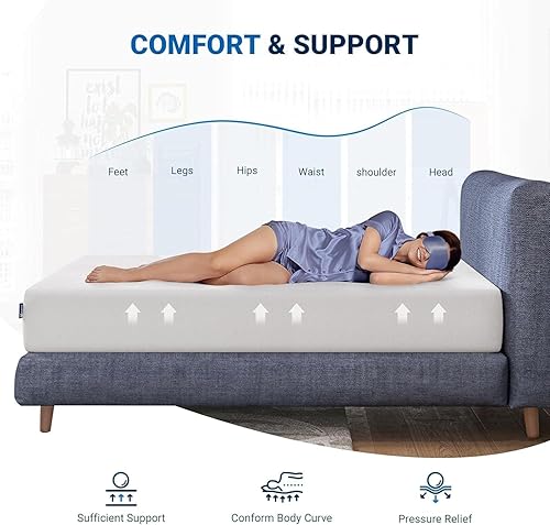 Miniatura 3 de Avenco Queen Mattress, 12 Inch Queen Memory Foam Mattress in a Box for Refresh Sleep & Pressure Relief, Medium Firm Mattresses with CertiPUR-US