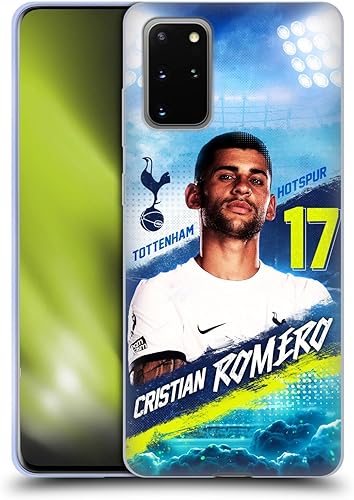 Head Case Designs Officially Licensed Tottenham Hotspur F.C. Cristian Romero 202324 First Team Soft Gel Case Compatible with Samsung Galaxy S20+