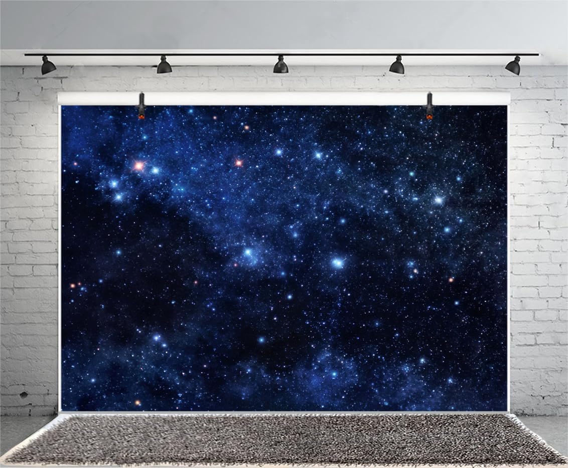 AOFOTO 10x8ft Nebula Photography Background Deep Space Universe Milky Way Galaxy Backdrop Mysterious Starry Sky Outer Space Kid Baby Adult Girl Boy Portrait Photo Studio Props Video Drape Vinyl