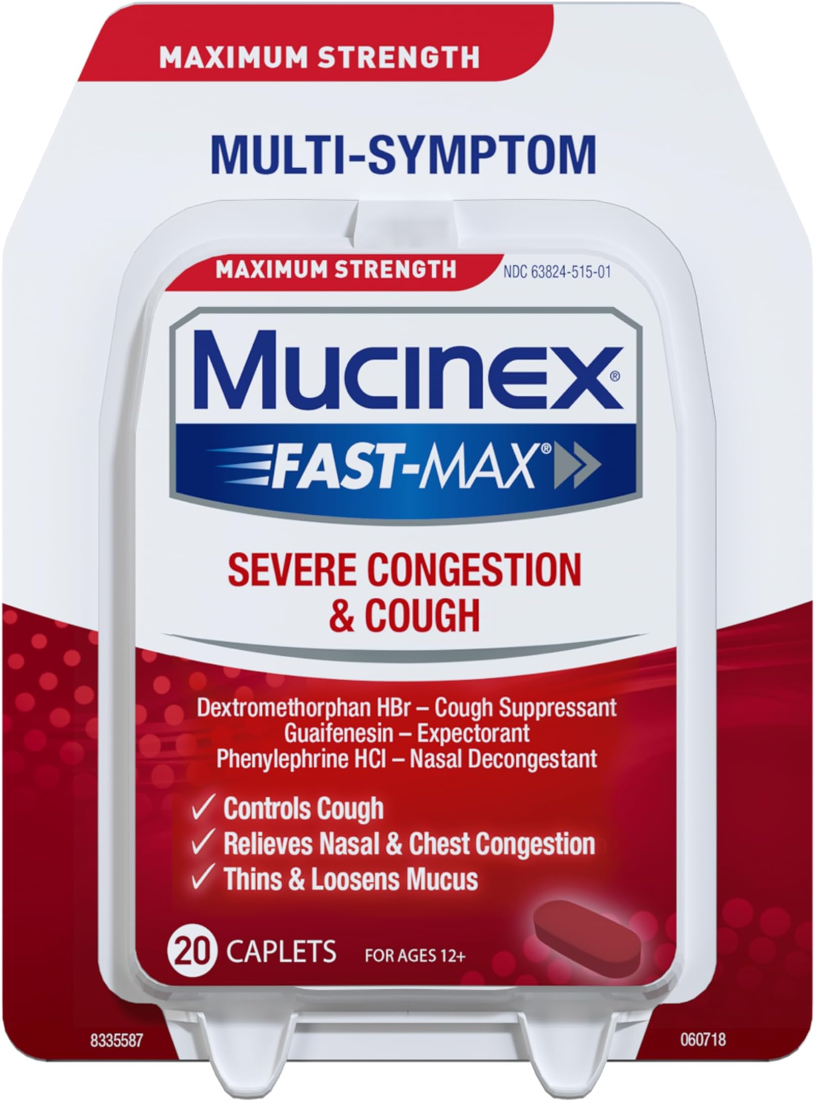 Mucinex Fast-Max Severe Congestion & Cough