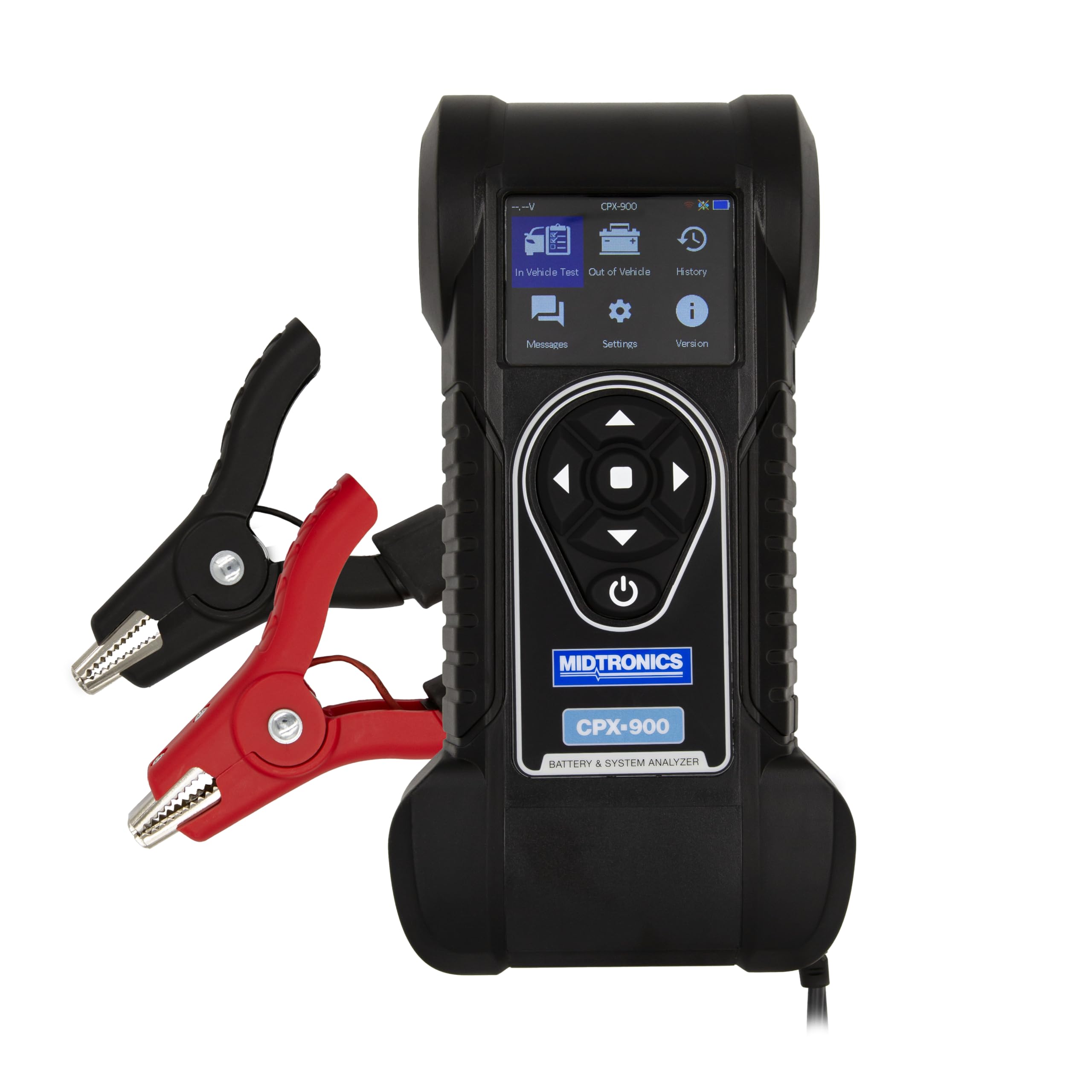 Midtronics CPX-900R Battery & Electrical System Analyzer (Rechargeable) – Conductance Profiling, IR Temp Sensor, Field-Replaceable Cables, Optional