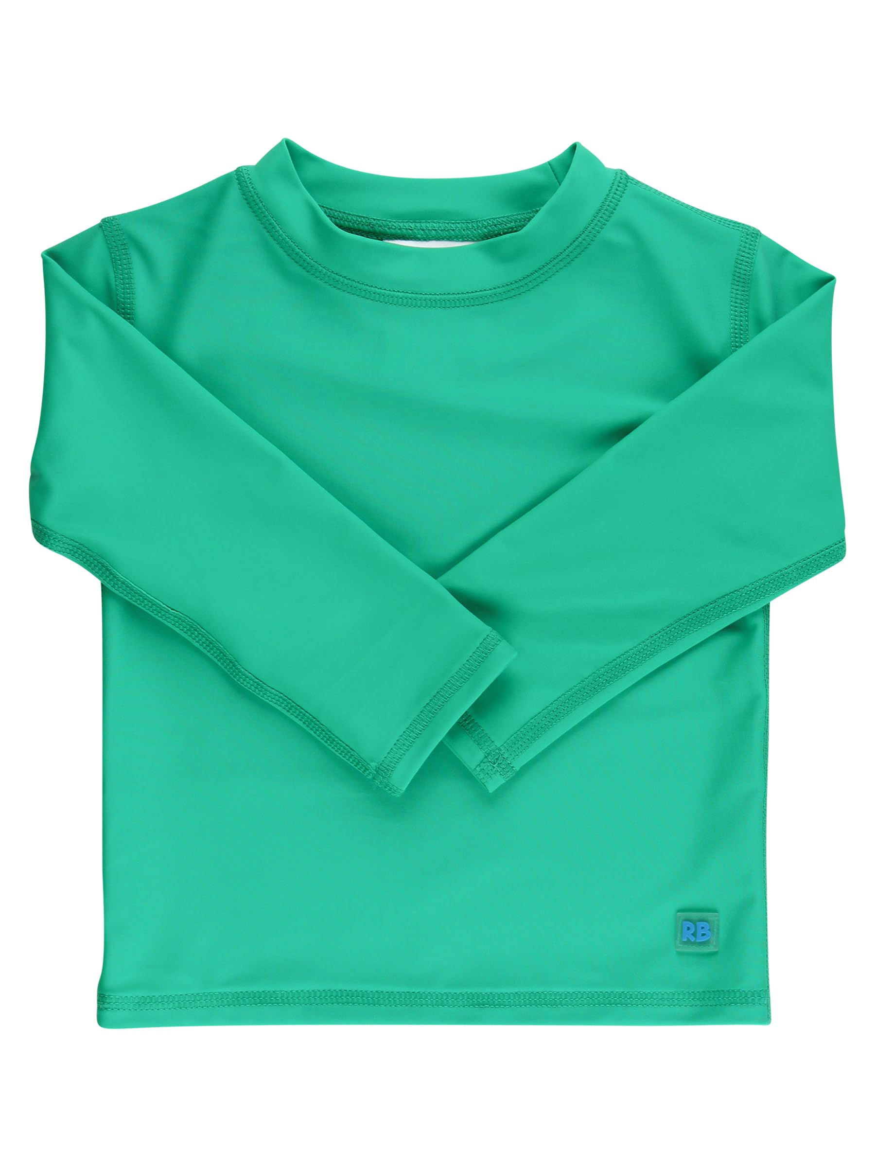 RUGGEDBUTTS Boys Rash Guard Top - Long Sleeve Swim Shirt UPF 50+