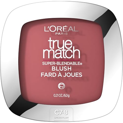 L'Oreal Paris True Match Super-Blendable Blush, Spiced Plum, 0.21 oz.