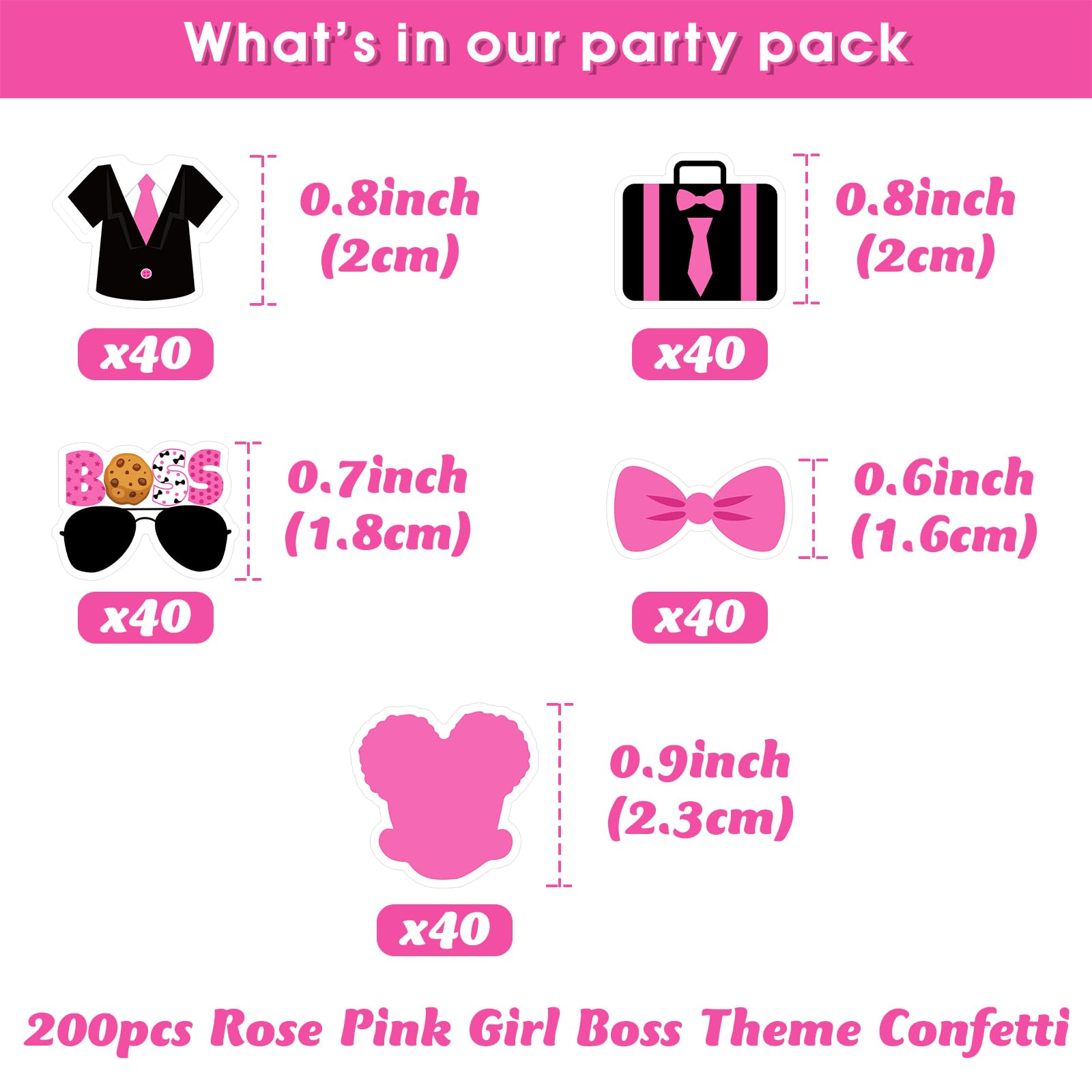 Tischkonfetti für Mädchen, Tischkonfetti für Mädchen, Tischkonfetti, Boss-Thema, Papierstreuung, Geschlechtsoffenbarung, Babyparty, Tischdekoration für Mädchen, 1. Geburtstag, Party, Babyparty,
