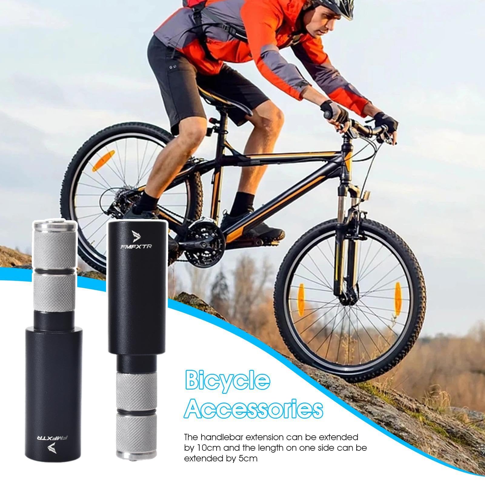 Amazon.co.jp: 自転車ハンドルバー延長 - アルミ合金自転車ハンドル