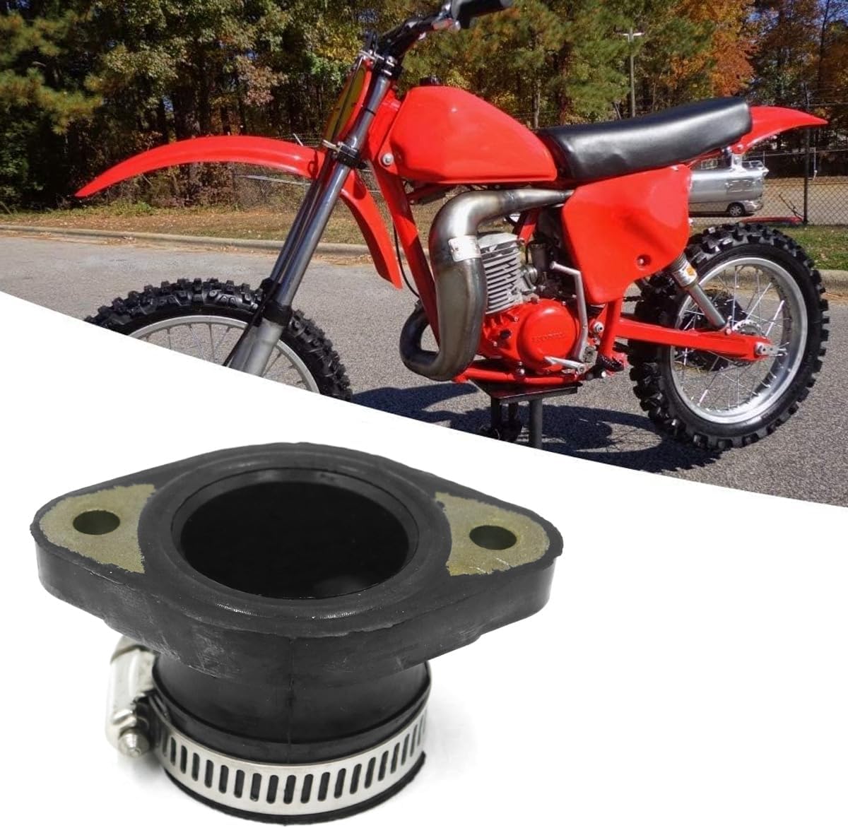 Osłona kolektora dolotowego gaźnika motocyklowego 3083412 zamienna do modeli Trail Blazer 250 1990-2006, Big Boss 250 1989-1993, Trail Boss 250 1987-1999